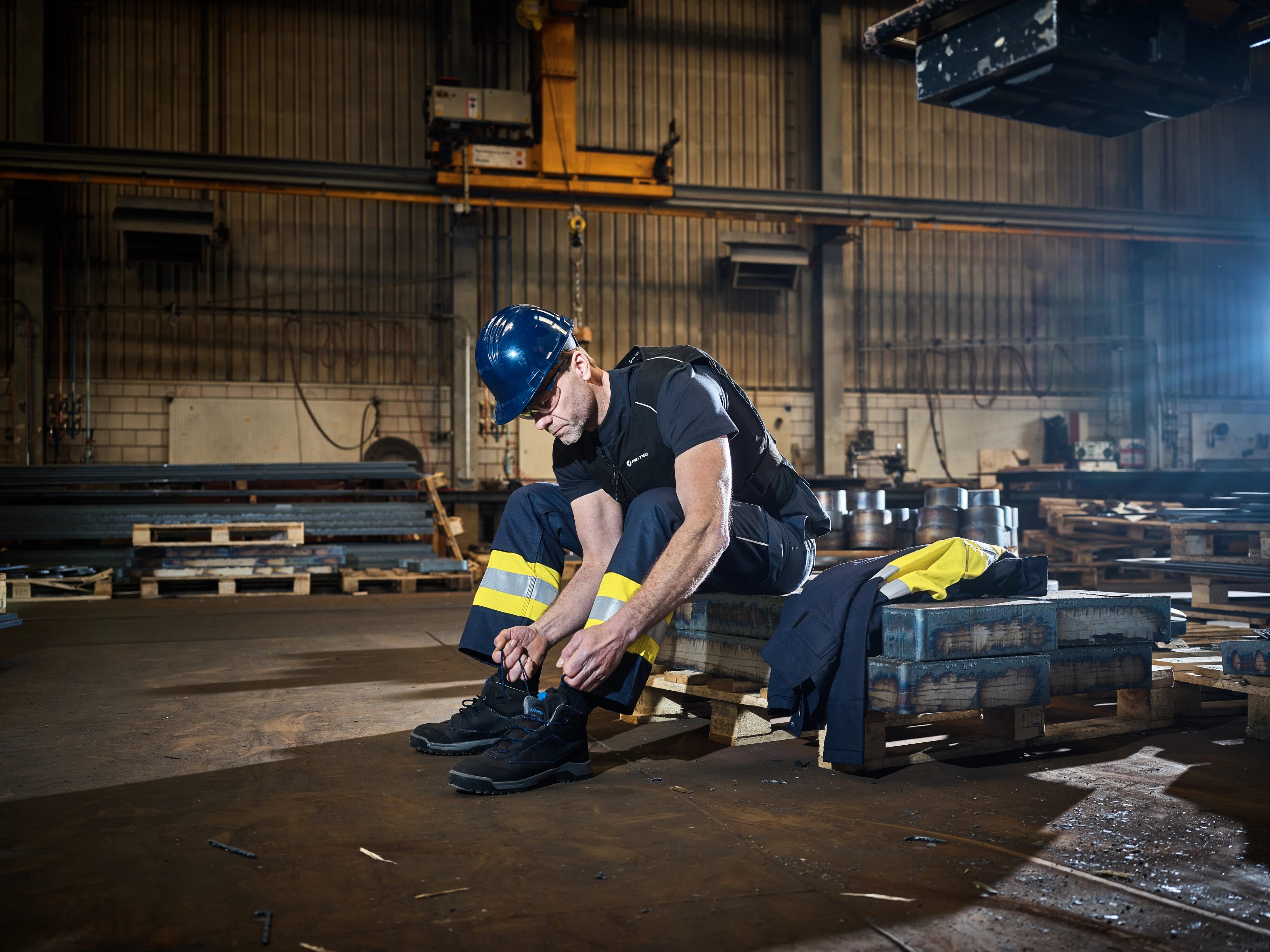INUTEQ koelkleding in gebruik op de werkplek