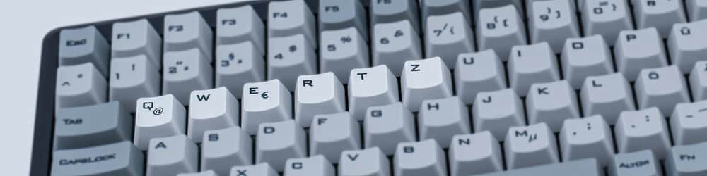 QWERTZ toetsenbord | Ontdek toetsenborden met Duitse indeling