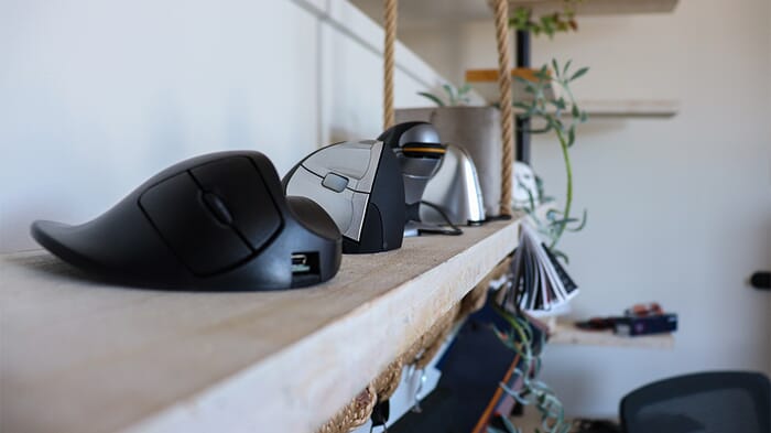 Showroom impressie muizen